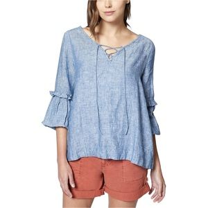 Sanctuary blouse linen size M